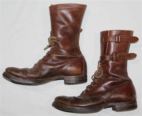 wwii leather boots